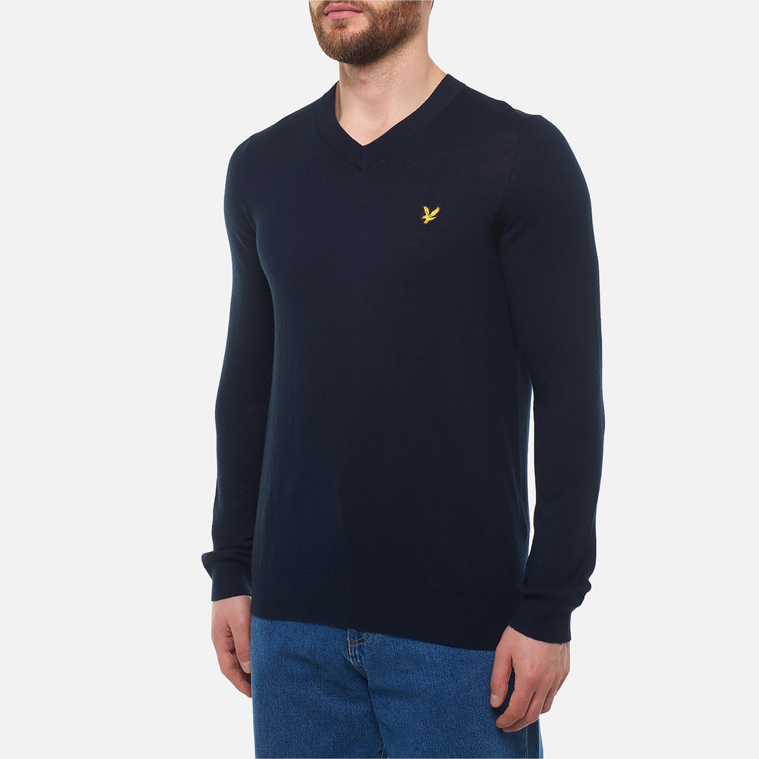 Lyle & Scott Мужской свитер Cotton Merino V-Neck