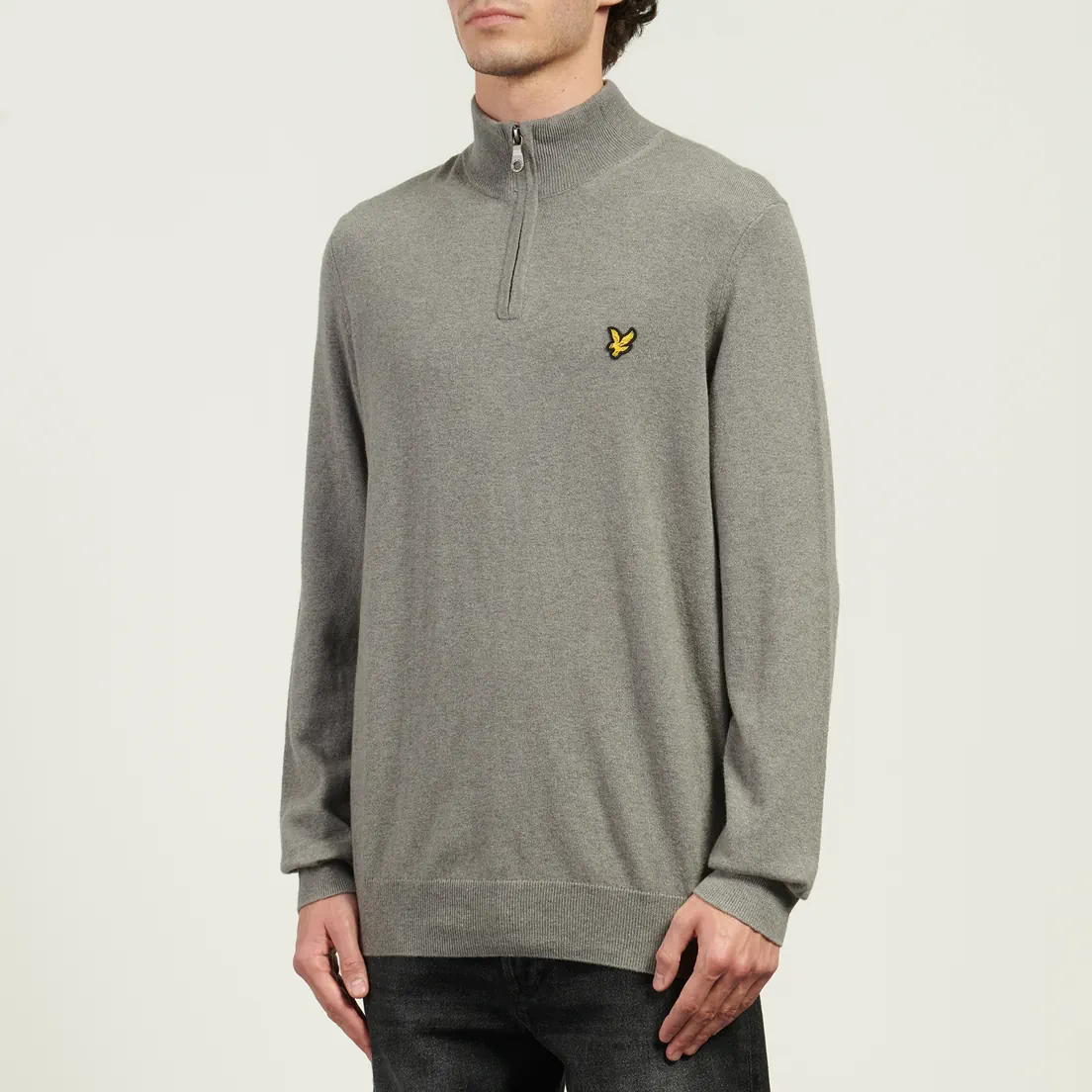 Lyle & Scott Мужской свитер Cotton Merino Quarter Zip