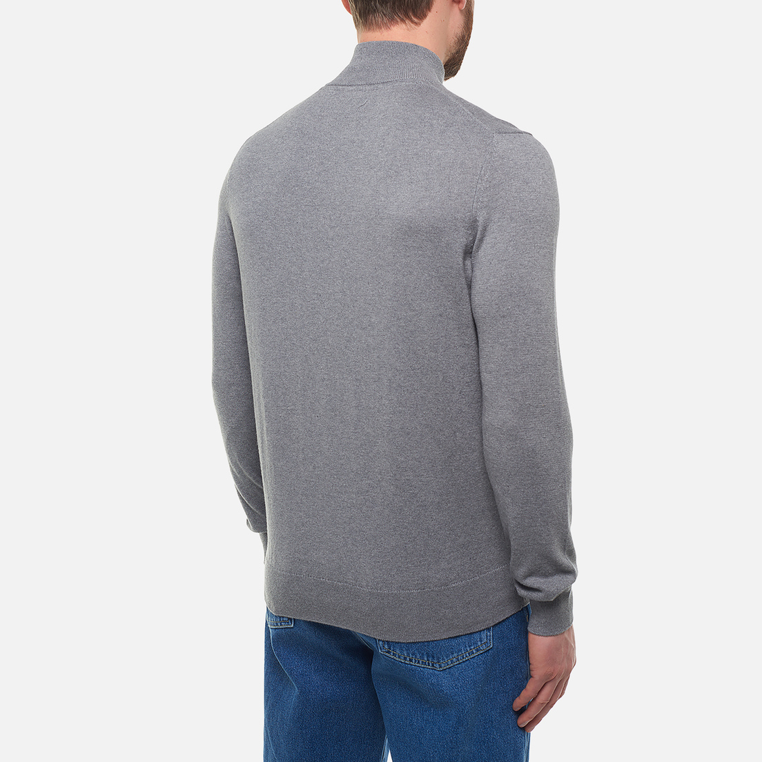 Lyle & Scott Мужской свитер Cotton Merino Quarter Zip