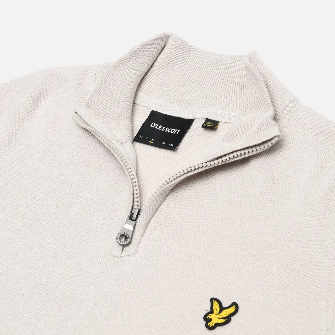 Lyle & Scott Мужской свитер Cotton Merino Quarter Zip