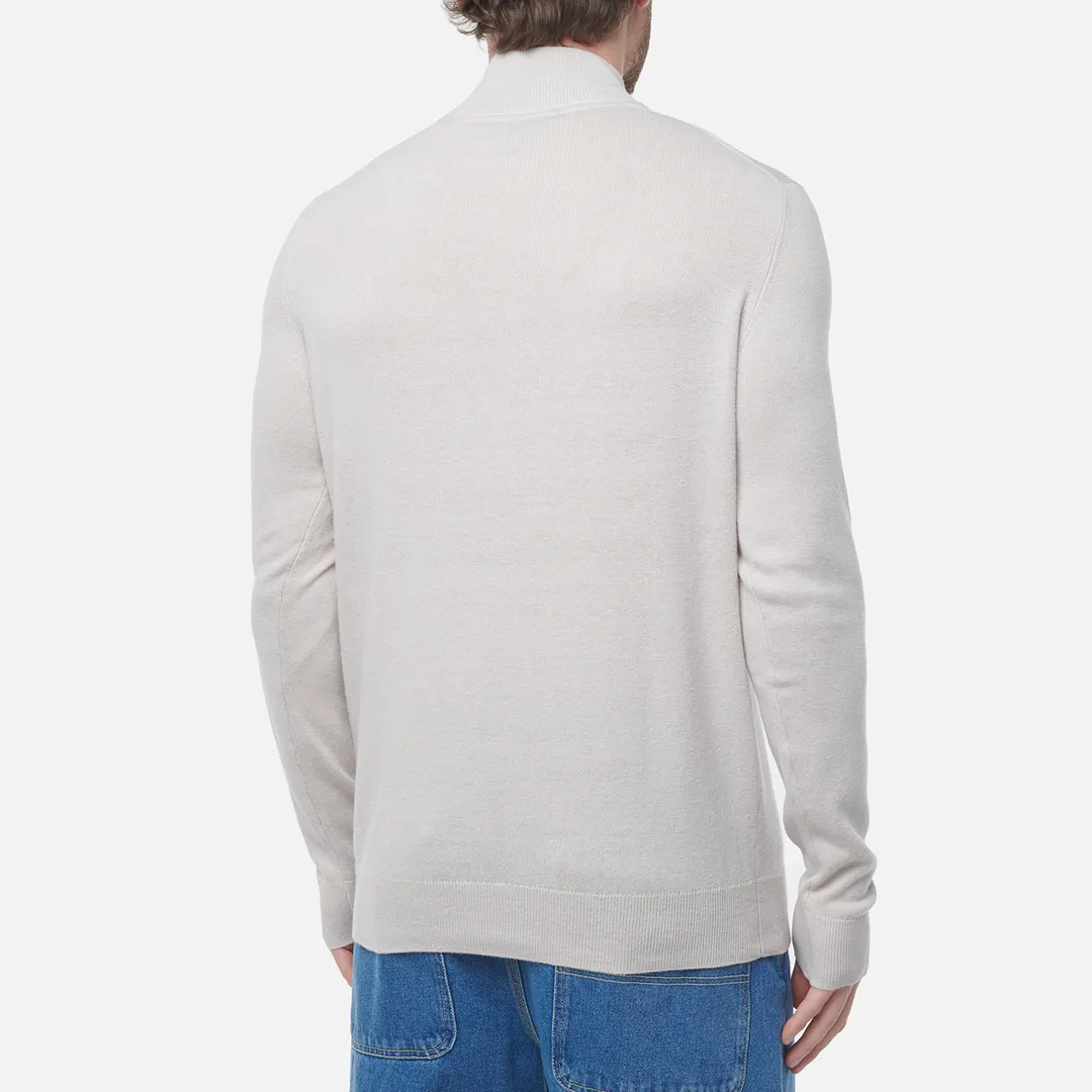 Lyle & Scott Мужской свитер Cotton Merino Quarter Zip