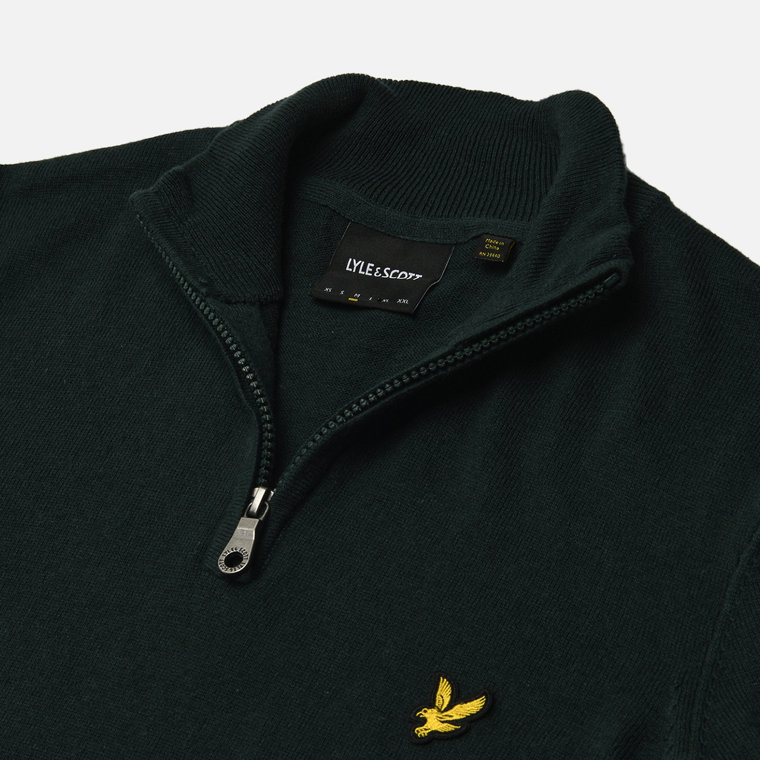 Lyle & Scott Мужской свитер Cotton Merino Quarter Zip