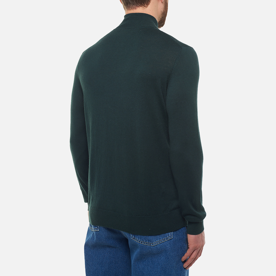 Lyle & Scott Мужской свитер Cotton Merino Quarter Zip