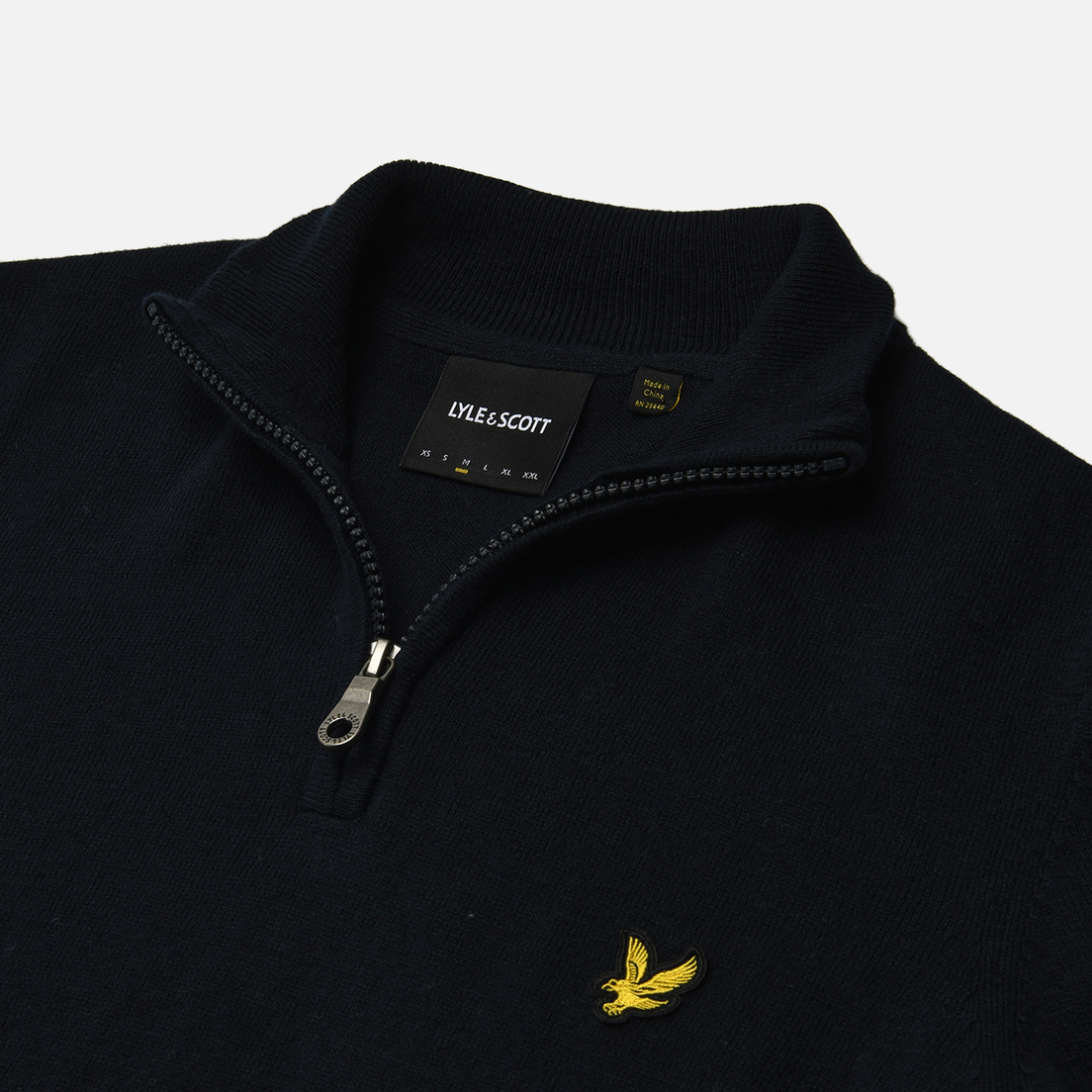 Lyle & Scott Мужской свитер Cotton Merino Quarter Zip