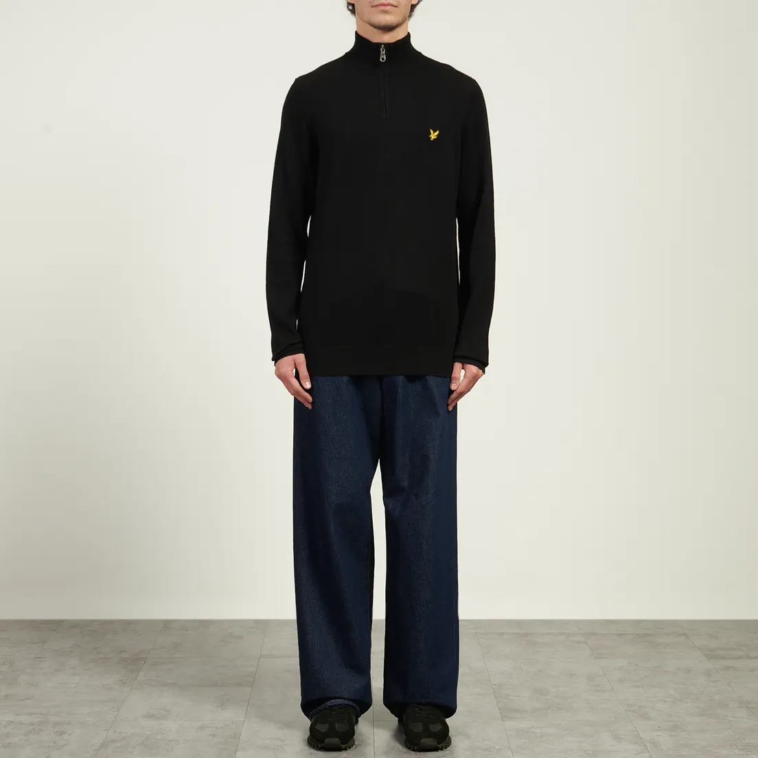 Lyle & Scott Мужской свитер Cotton Merino Quarter Zip