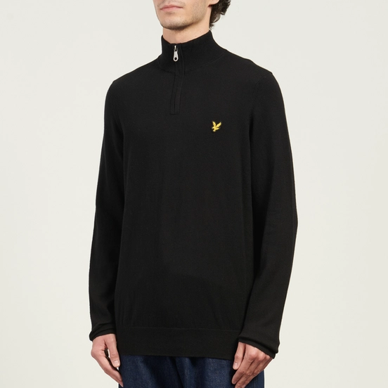 Мужской свитер Lyle & Scott Cotton Merino Quarter Zip, KN2112VC-Z865