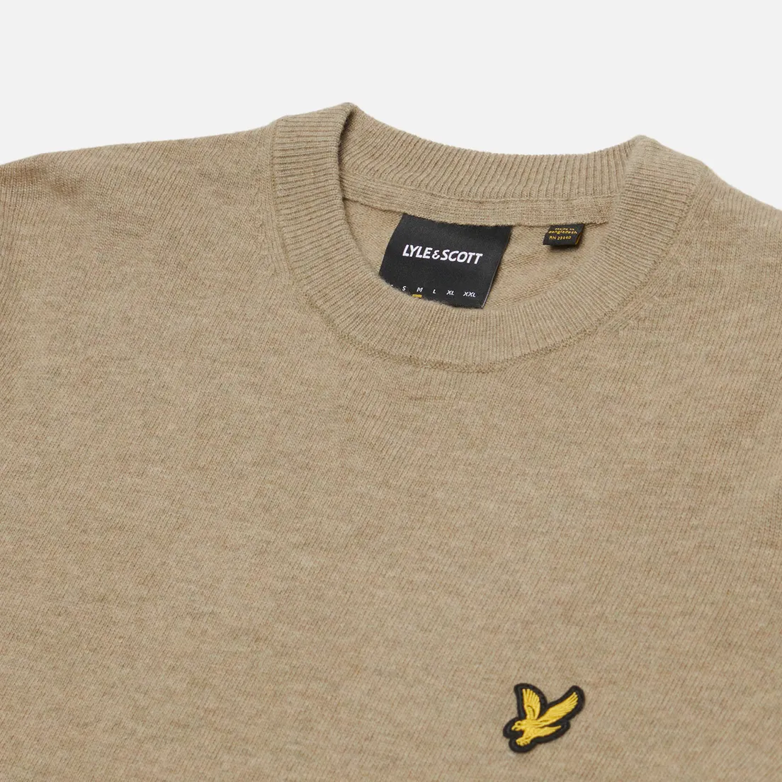 Lyle & Scott Мужской свитер Lambswool Blend Crew Neck