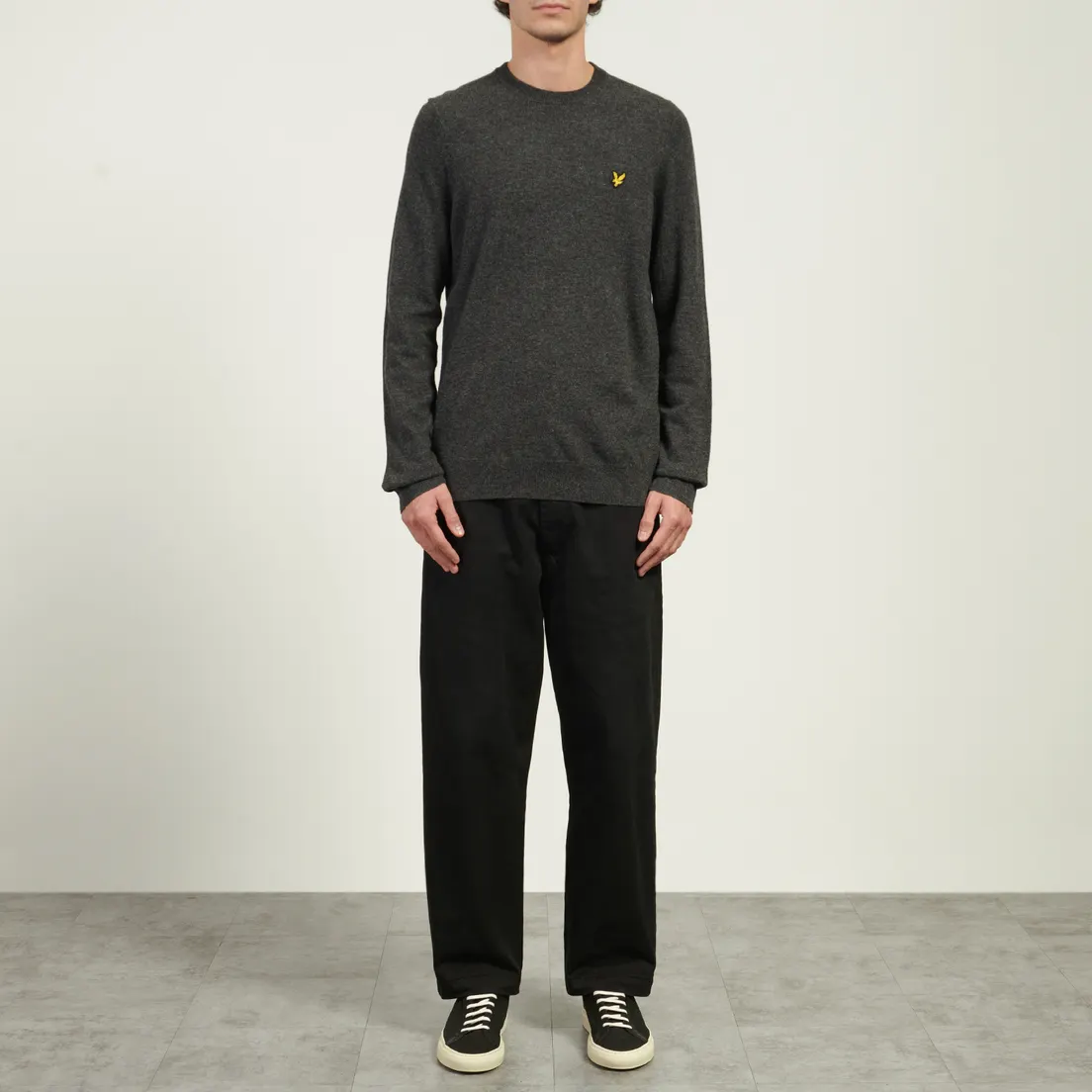 Lyle & Scott Мужской свитер Crew Neck Lambswool Blend Regular Fit Jumper