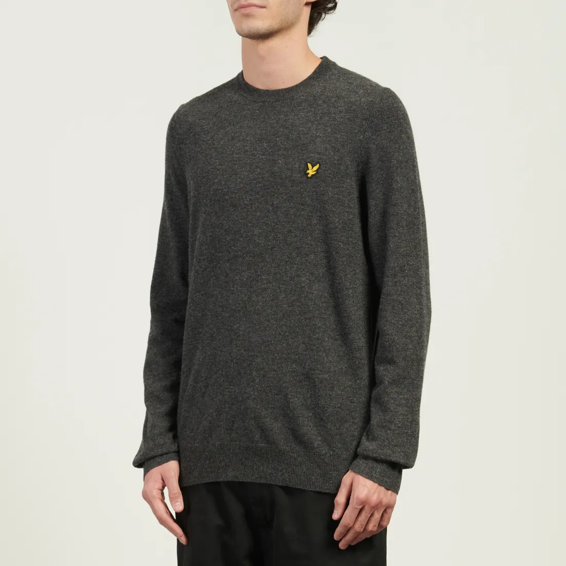Lyle & Scott Мужской свитер Crew Neck Lambswool Blend Regular Fit Jumper