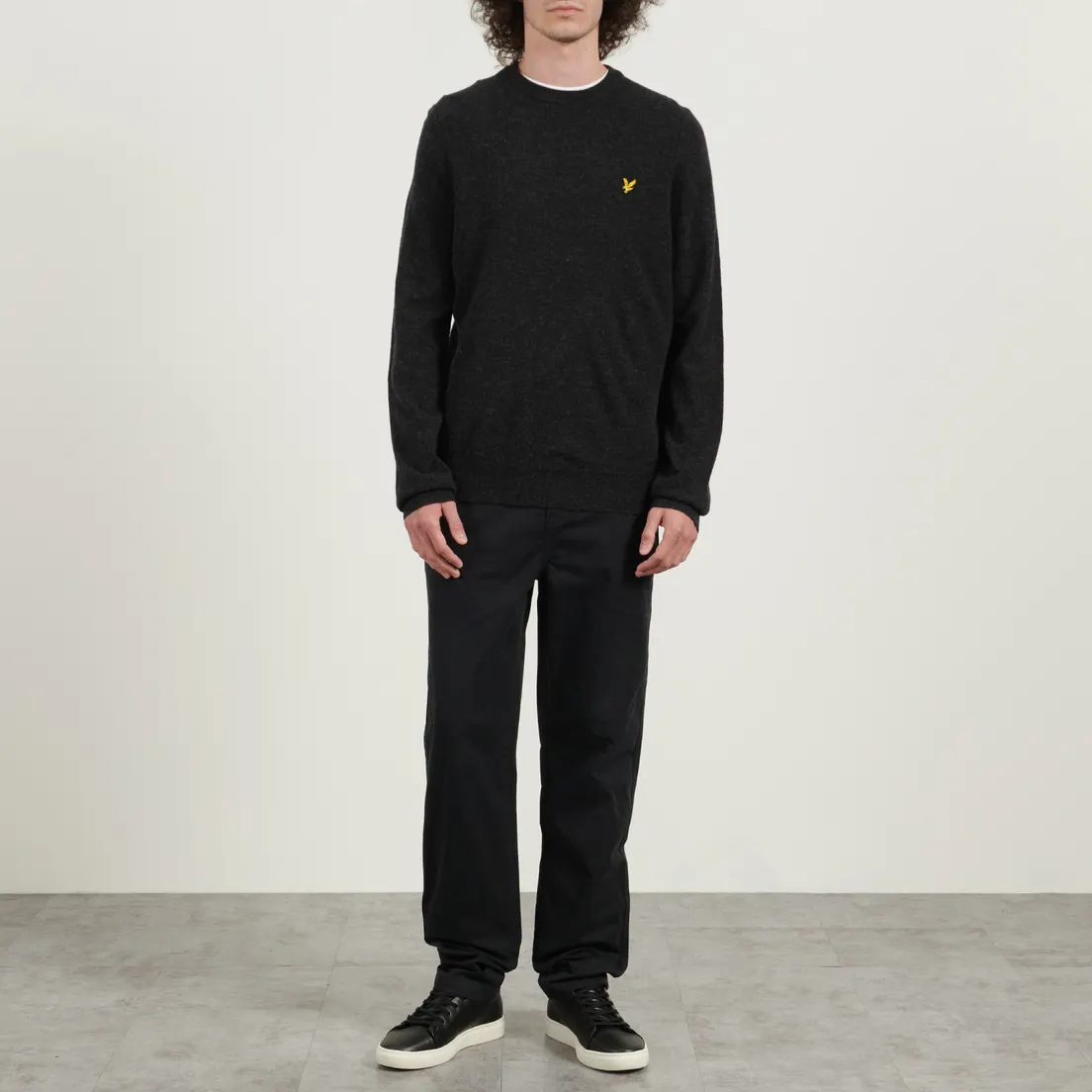 Lyle & Scott Мужской свитер Crew Neck Lambswool Blend Regular Fit Jumper
