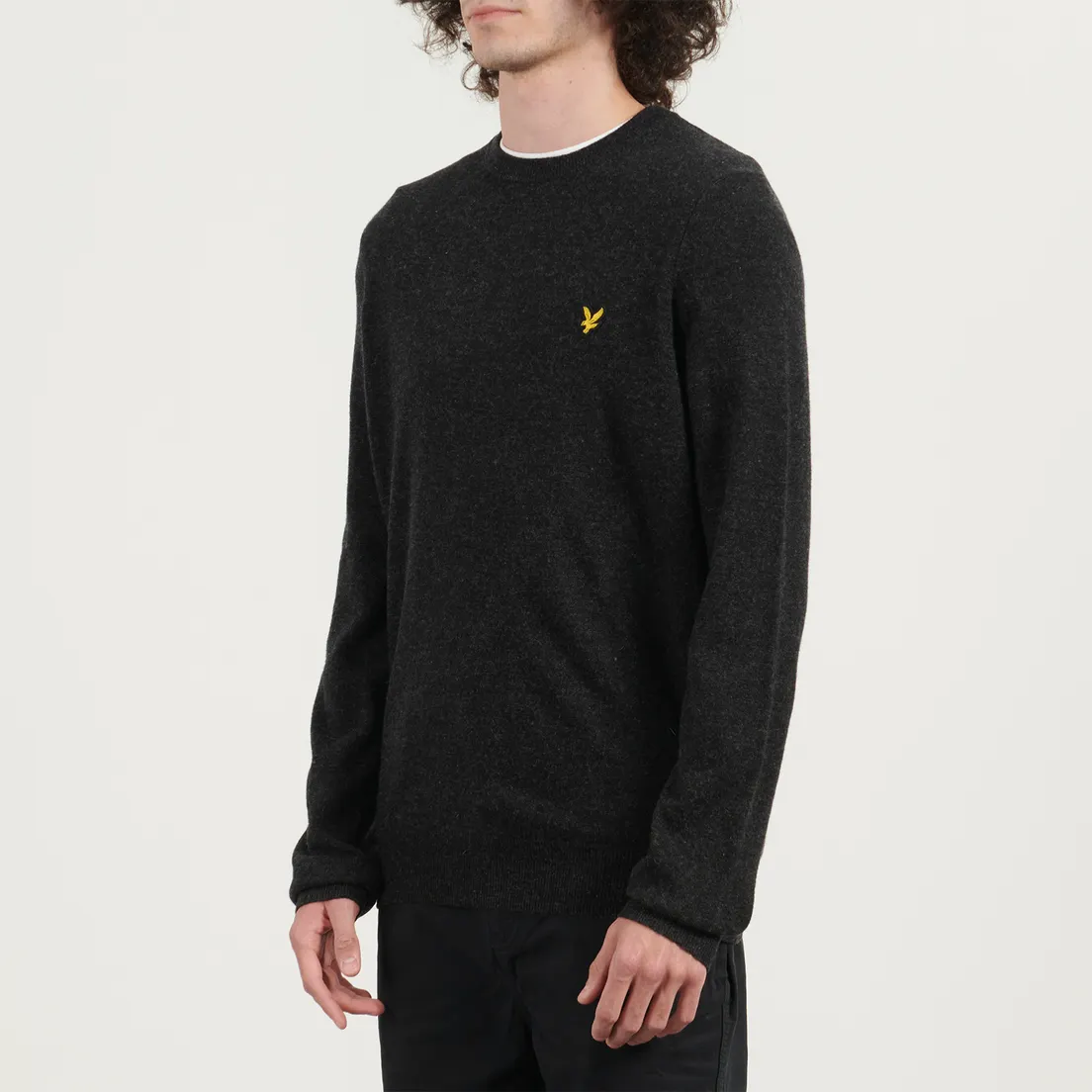 Lyle & Scott Мужской свитер Crew Neck Lambswool Blend Regular Fit Jumper