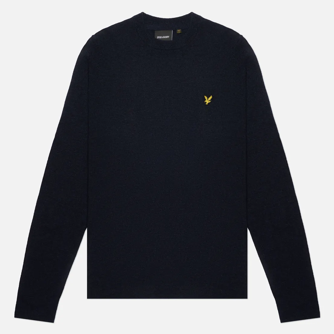 Lyle & Scott Мужской свитер Crew Neck Lambswool Blend Regular Fit Jumper