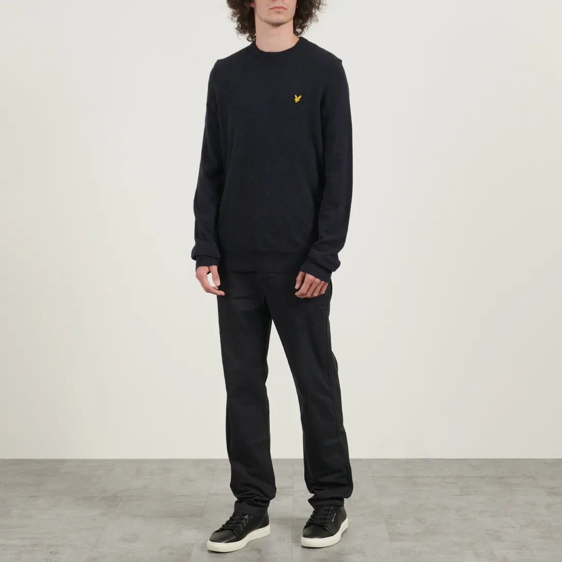 Lyle & Scott Мужской свитер Crew Neck Lambswool Blend Regular Fit Jumper