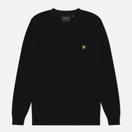   Brandshop Мужской свитер Lyle & Scott Cotton Crew Neck, цвет чёрный, размер L