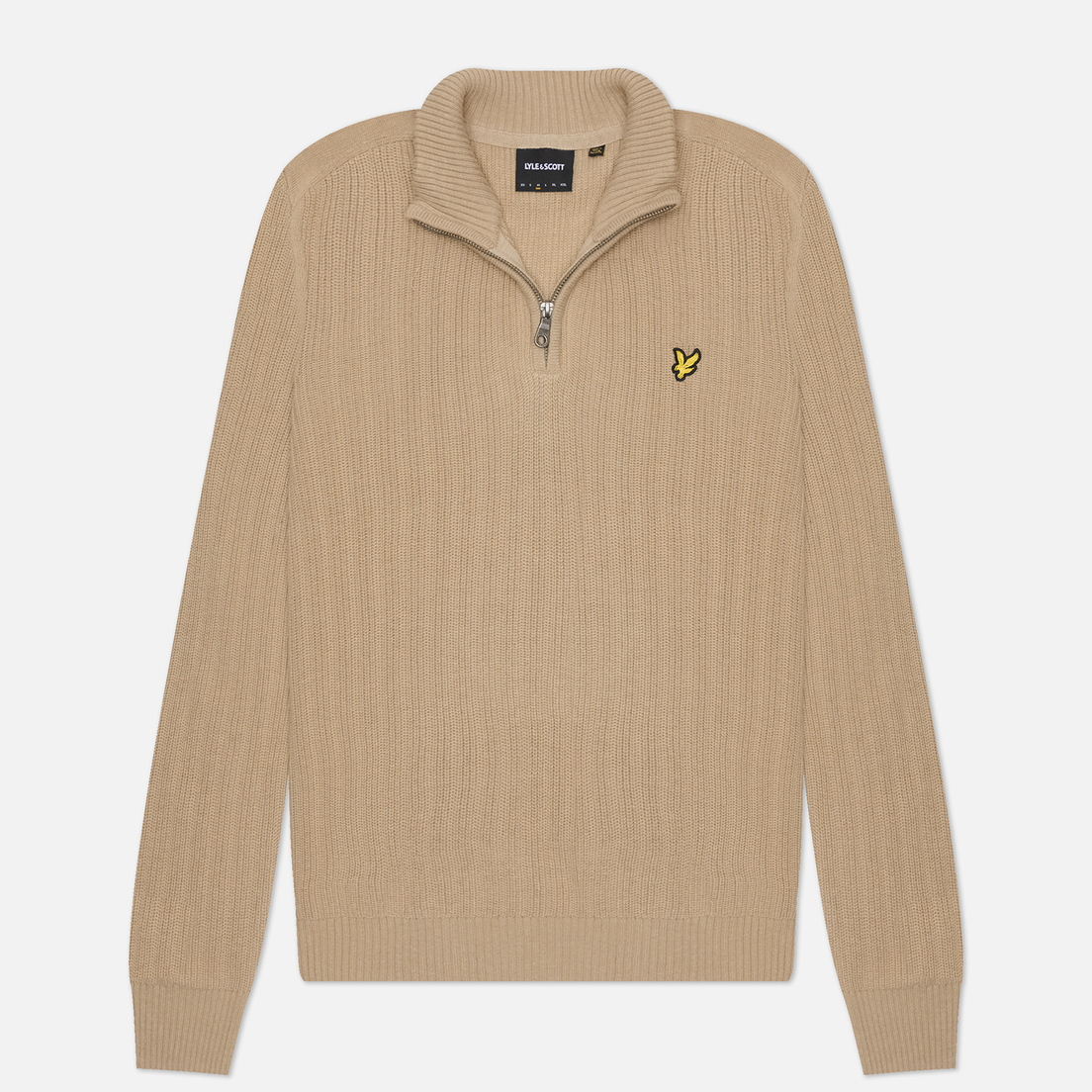 Lyle & Scott Мужской свитер Ribbed Quarter Zip