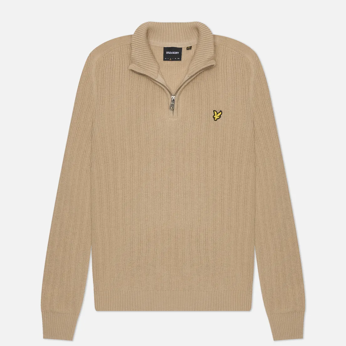 Lyle & Scott Мужской свитер Ribbed Quarter Zip