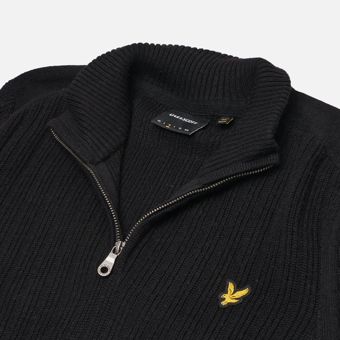 Lyle & Scott Мужской свитер Ribbed Quarter Zip