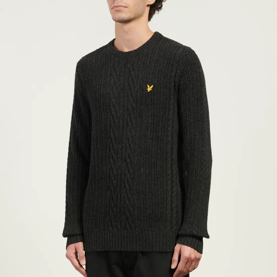 Lyle & Scott Мужской свитер Ribbed Cable Knit Jumper