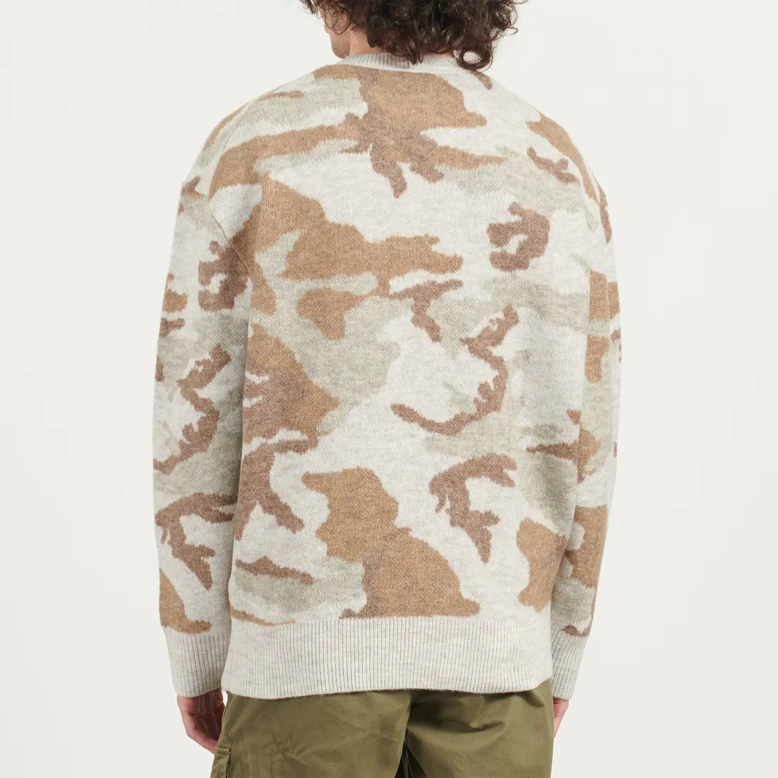 Lyle & Scott Мужской свитер Brushed Camouflage Crew Neck Jumper