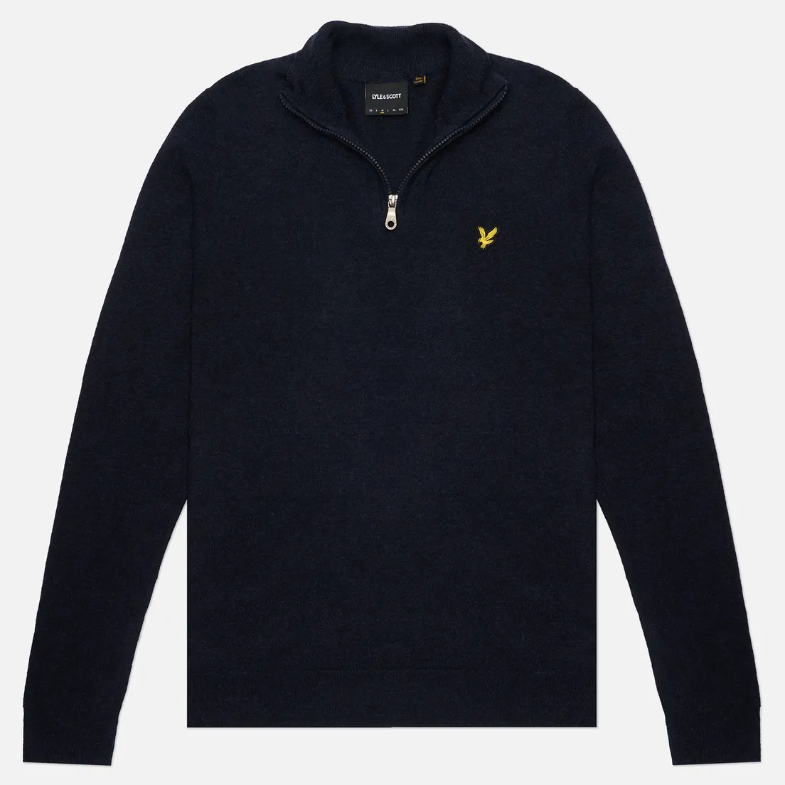 Lyle & Scott Мужской свитер Lambswool Blend Quarter Zip Jumper