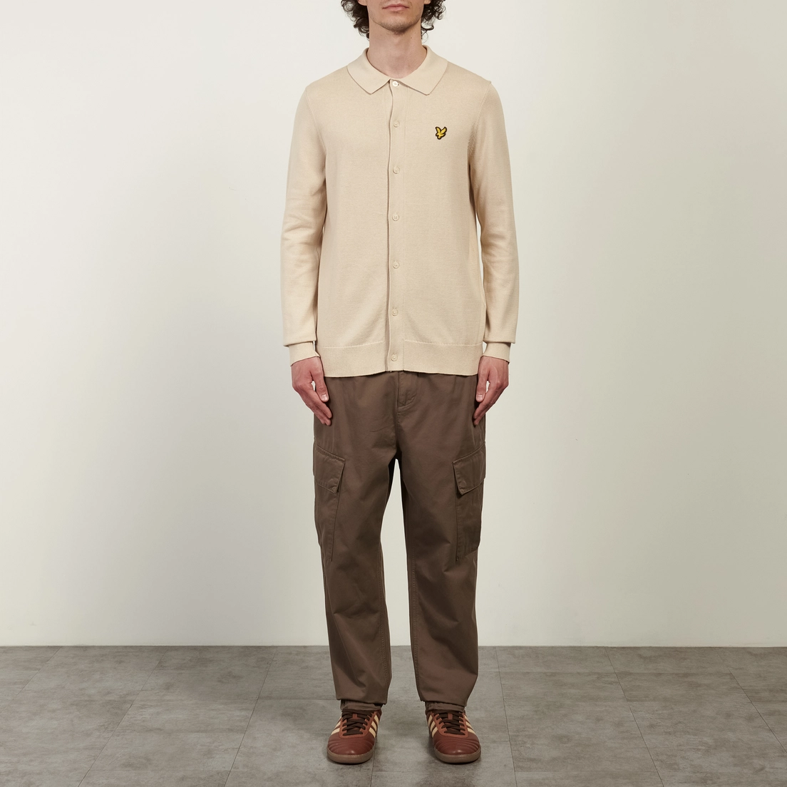 Lyle & Scott Мужской свитер Cotton Knitted