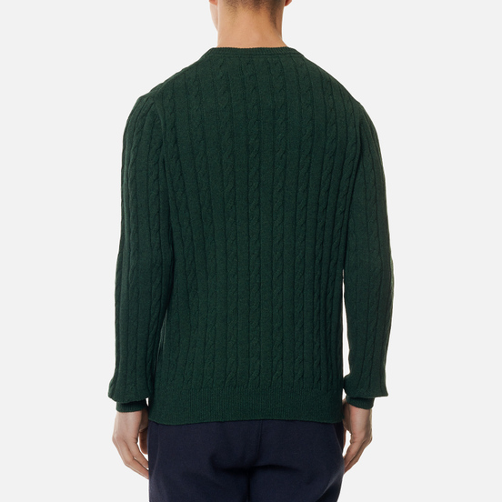 Мужской свитер Lyle & Scott Cable Jumper Jade Green Marl