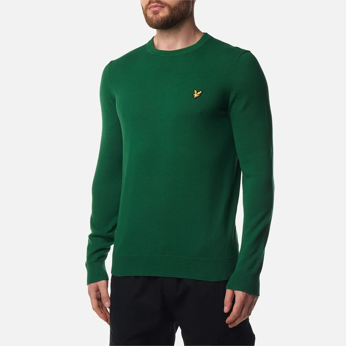 Lyle & Scott Мужской свитер Cotton Crew Neck Regular Fit