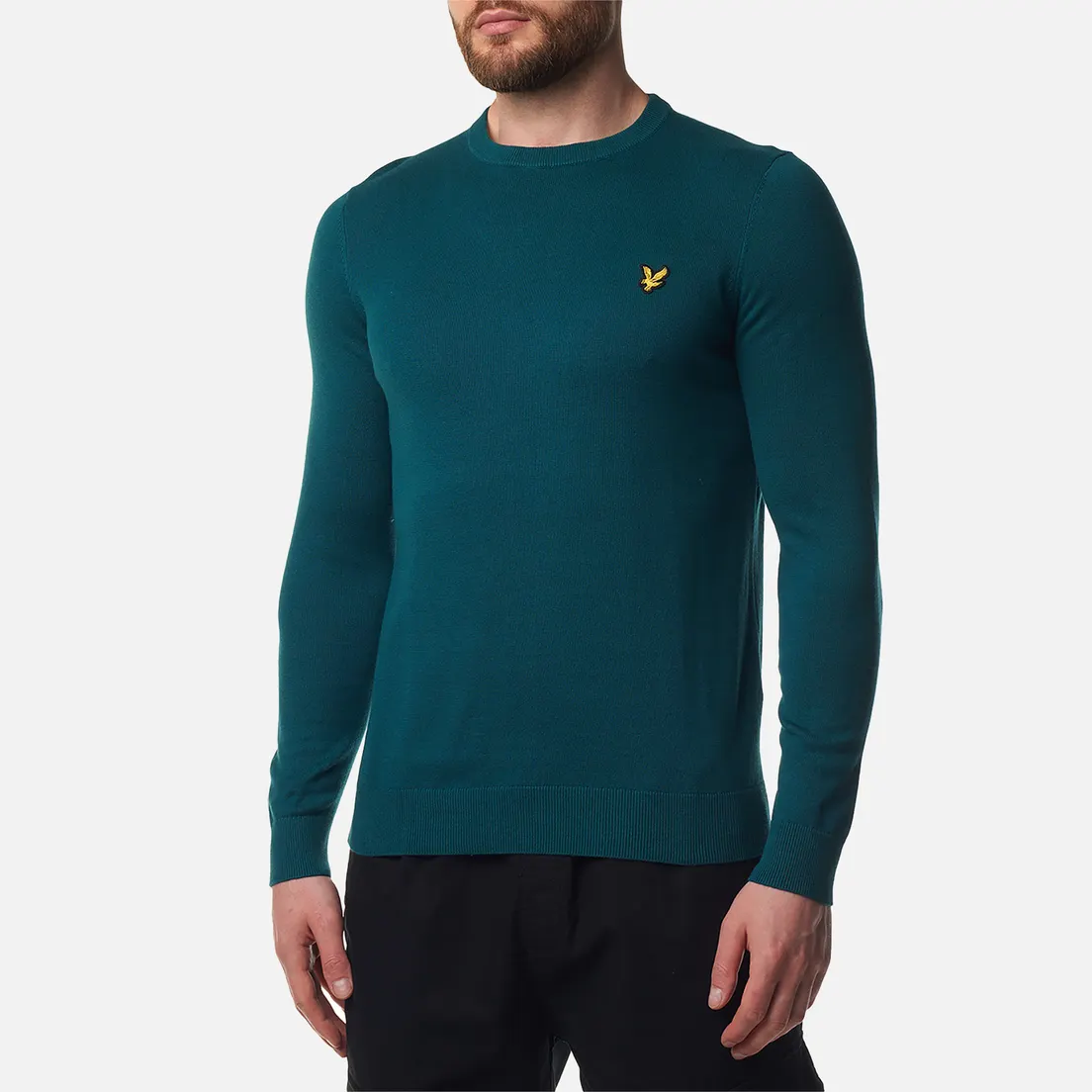Lyle & Scott Мужской свитер Cotton Crew Neck Regular Fit