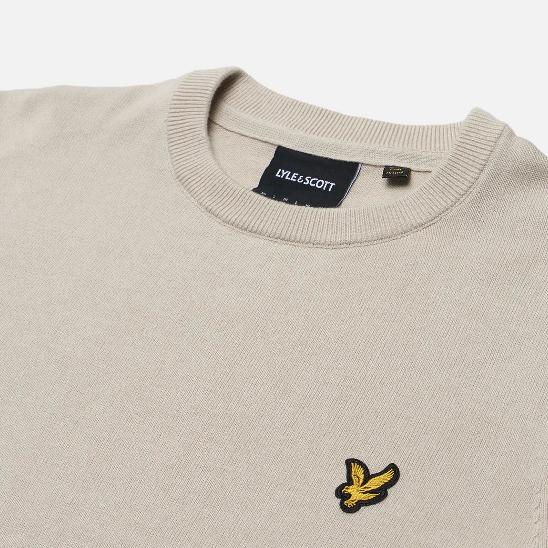 Lyle & Scott Мужской свитер Cotton Crew Neck Regular Fit