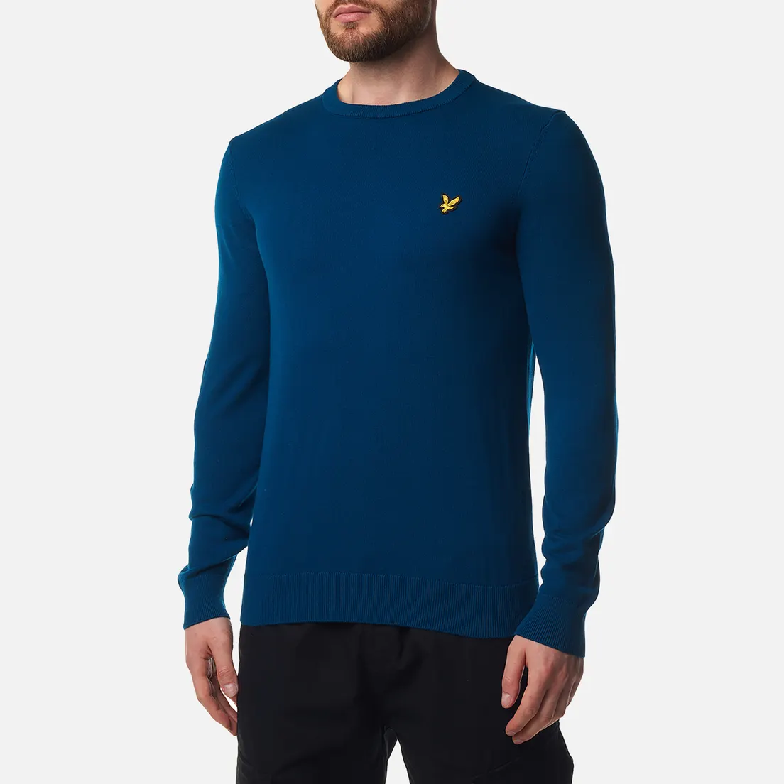 Lyle & Scott Мужской свитер Cotton Crew Neck Regular Fit