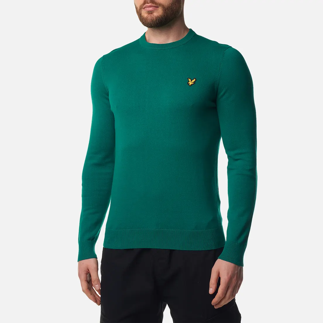 Lyle & Scott Мужской свитер Cotton Crew Neck Regular Fit