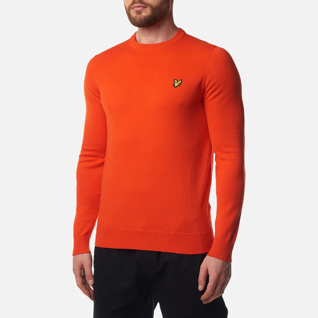 Lyle & Scott Мужской свитер Cotton Crew Neck Regular Fit