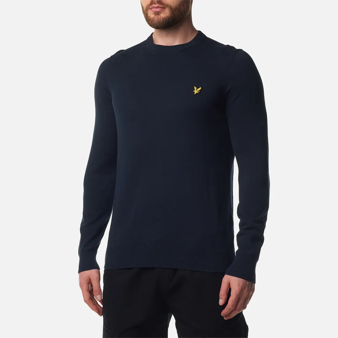 Lyle & Scott Мужской свитер Cotton Crew Neck Regular Fit