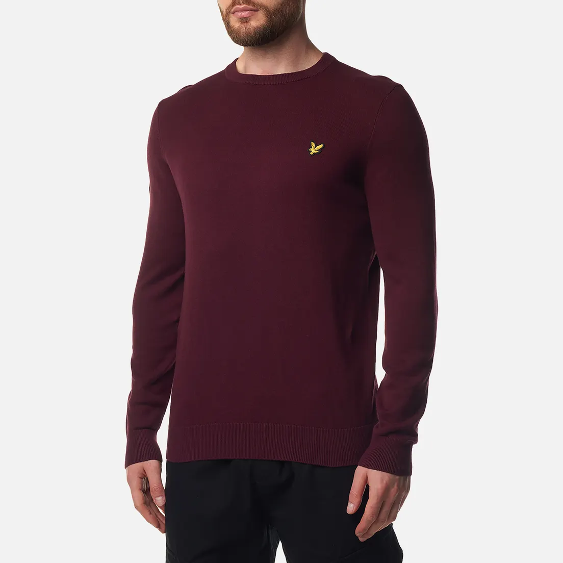 Lyle & Scott Мужской свитер Cotton Crew Neck Regular Fit