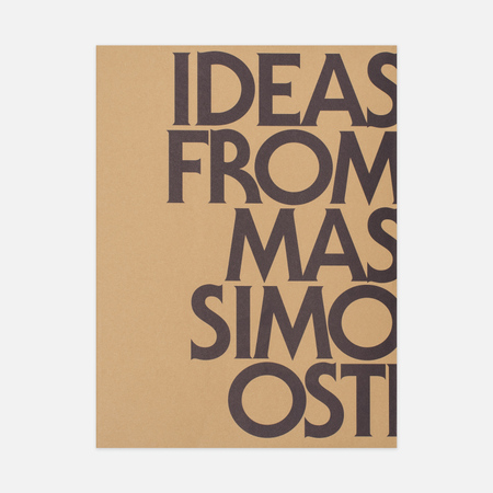 Книга Corraini Edizioni Ideas From Massimo Osti, цвет бежевый