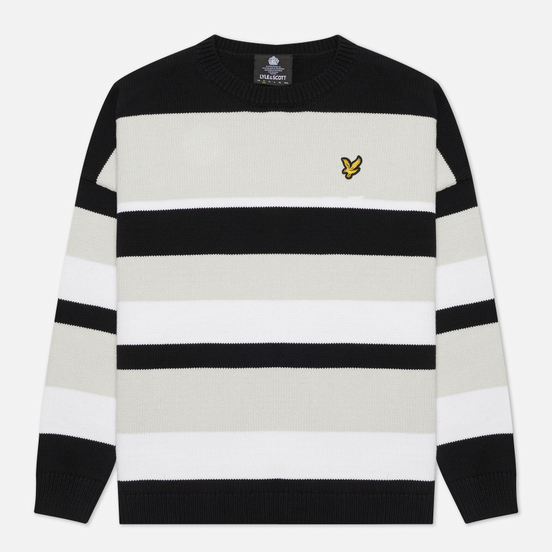 Женский свитер Lyle & Scott Stripe Jumper Jet Black