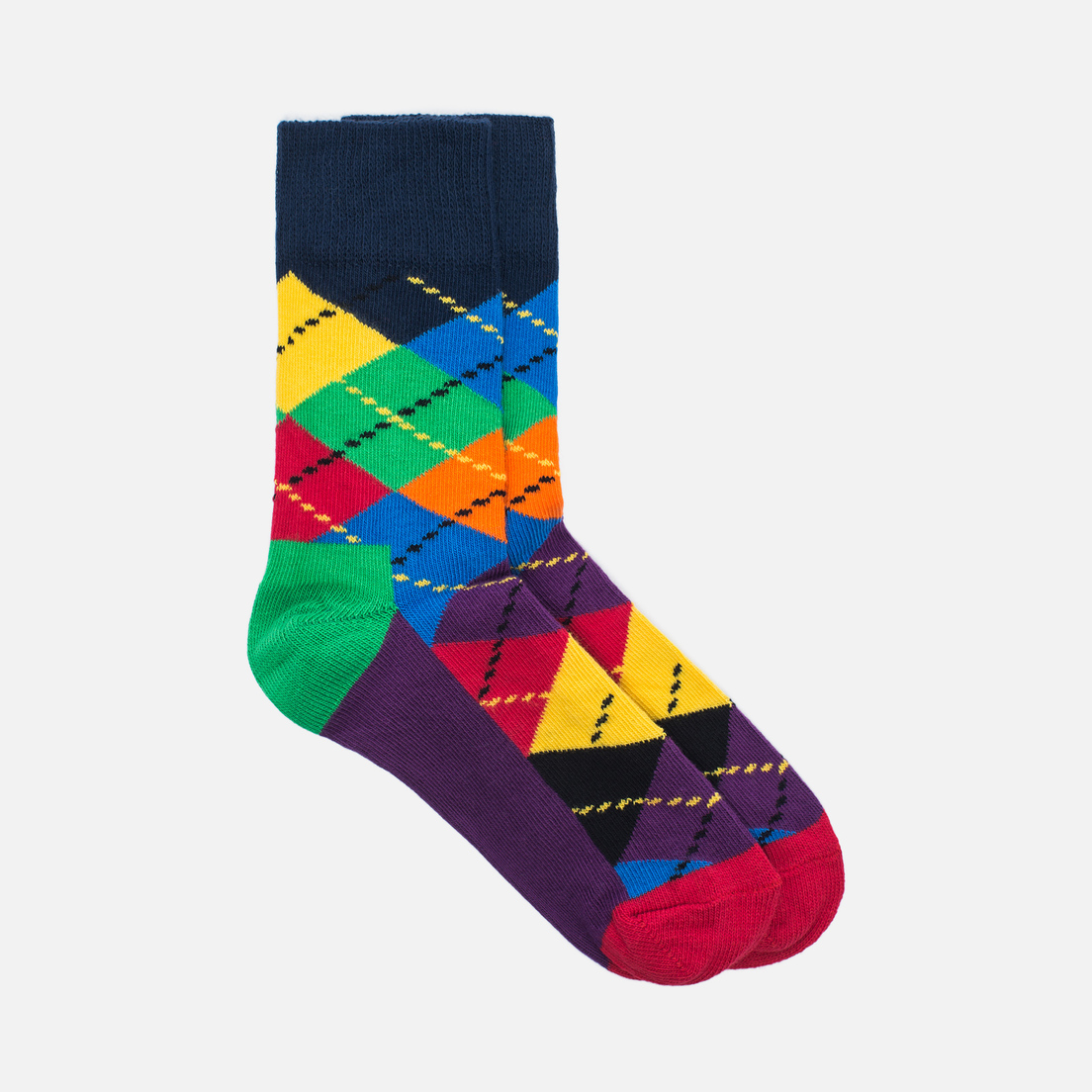 Happy Socks Комплект детских носков Argyle 2 Pack