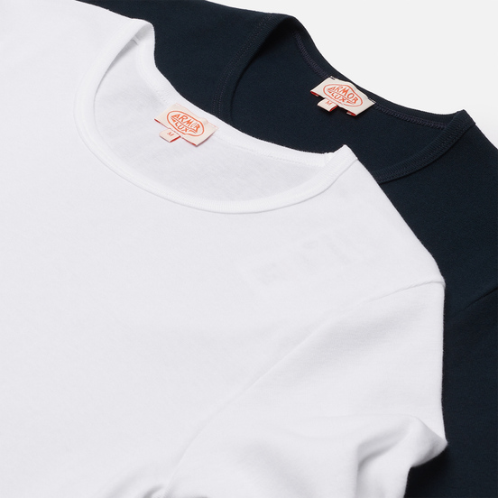 Комплект мужских футболок Armor-Lux Heritage 2 Pack White/Dark Navy