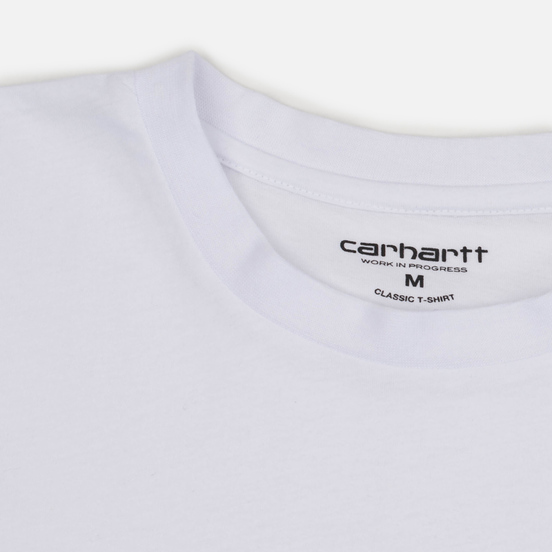 Комплект мужских футболок Carhartt WIP Standart Crew Neck White/Grey Heather