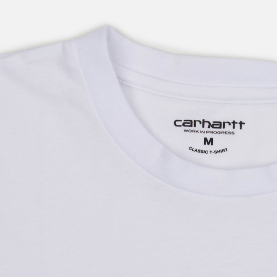 Комплект мужских футболок Carhartt WIP Standart Crew Neck White/Navy