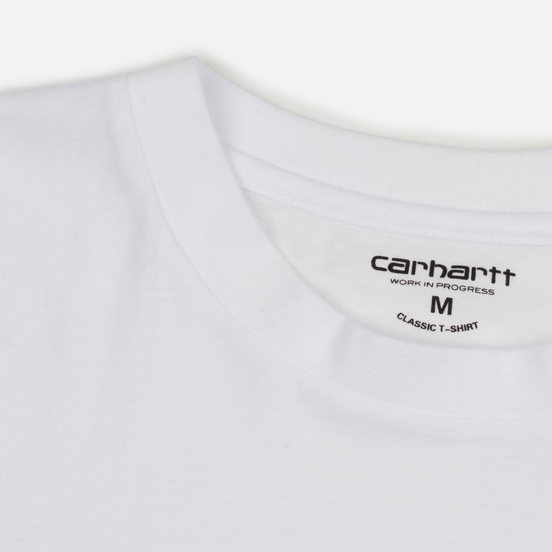Комплект мужских футболок Carhartt WIP Standart Crew Neck White/White