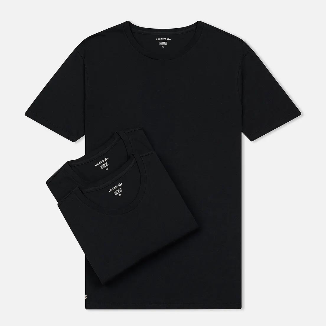 Lacoste Underwear Комплект мужских футболок 3-Pack Classic Fit Crew Neck