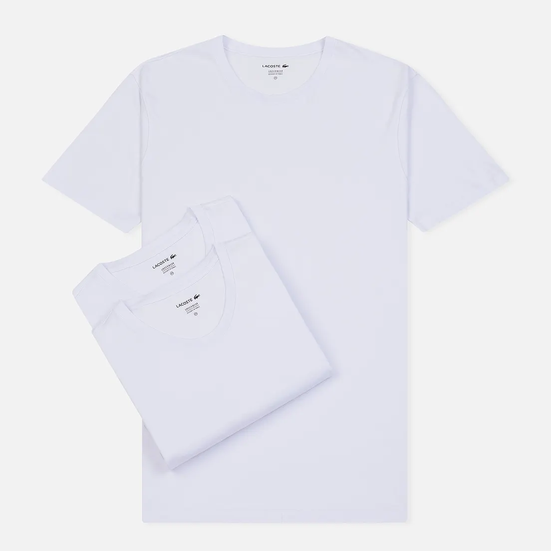 Lacoste Underwear Комплект мужских футболок 3-Pack Classic Fit Crew Neck