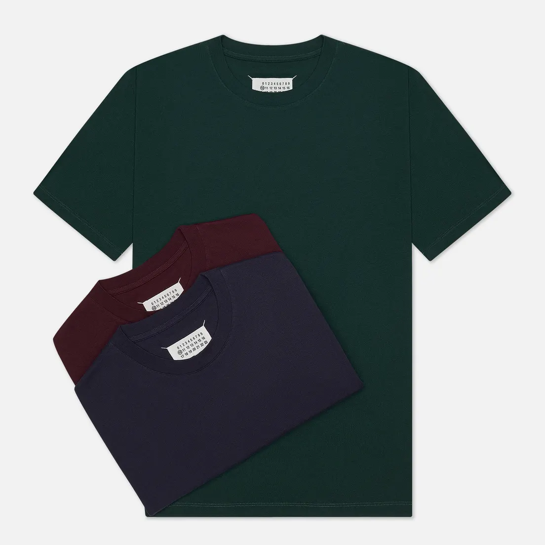 Maison Margiela Комплект мужских футболок 3-Pack Classic