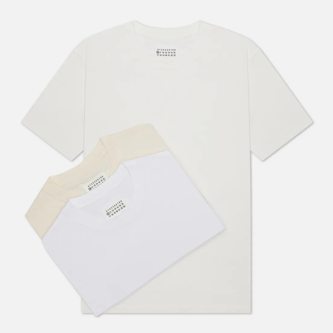 Maison Margiela Комплект мужских футболок 3-Pack Classic