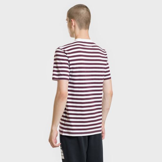 Комплект мужских футболок Maison Margiela 3-Pack Stripes Dark Marine/Bordeaux/Indigo