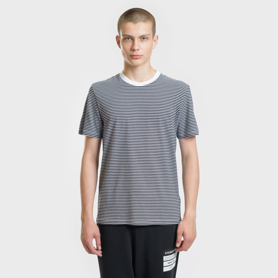 Комплект мужских футболок Maison Margiela 3-Pack Stripes Dark Marine/Bordeaux/Indigo