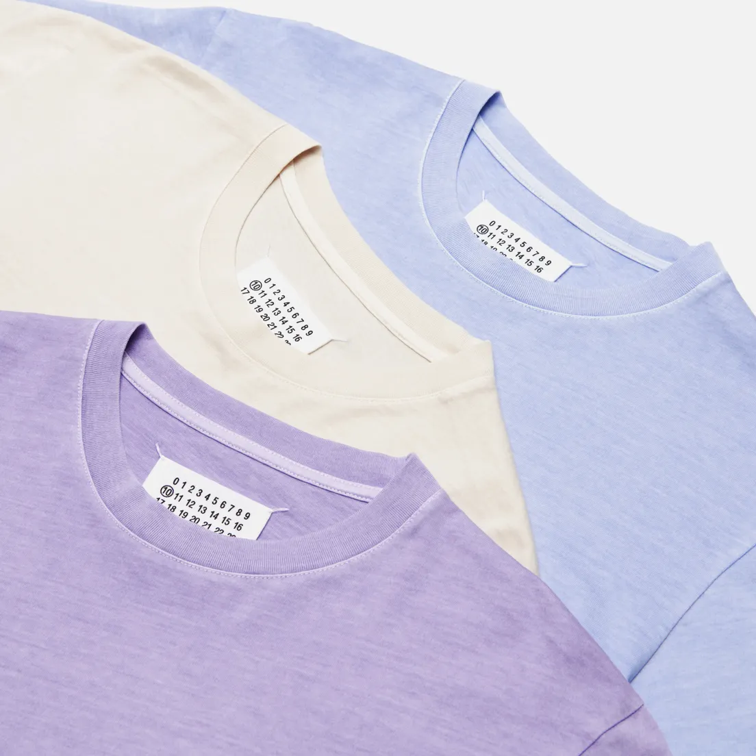 Maison Margiela Комплект мужских футболок Stereotype Crew Neck 3-Pack
