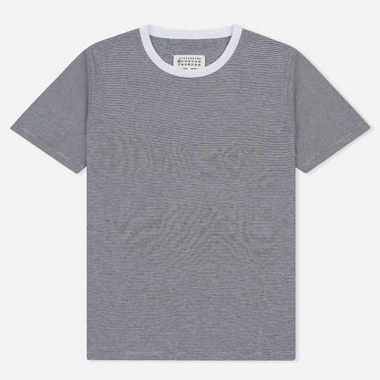 Комплект мужских футболок Maison Margiela Stereotype Stripe Crew Neck 3-Pack Black/White