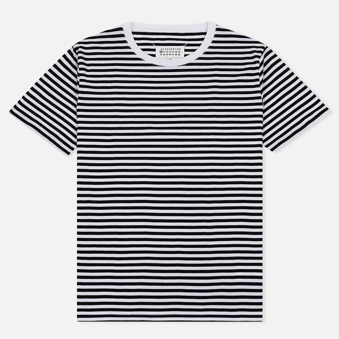 Maison Margiela Комплект мужских футболок Stereotype Stripe Crew Neck 3-Pack
